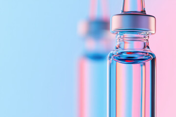 Close-up of Medicine Vial in Sterile Environment: Advances in Pharmaceutical Research