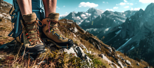 High-Energy Cyber Monday Promotional Post Featuring Outdoor Gear Against Rugged Mountain Background