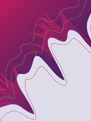 Obraz premium color gradient poster background vector. retro wall decoration, geometric shape. Vintage art for interior, decorative, banner, cover, card