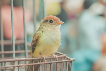 Small Bird out of a Cage