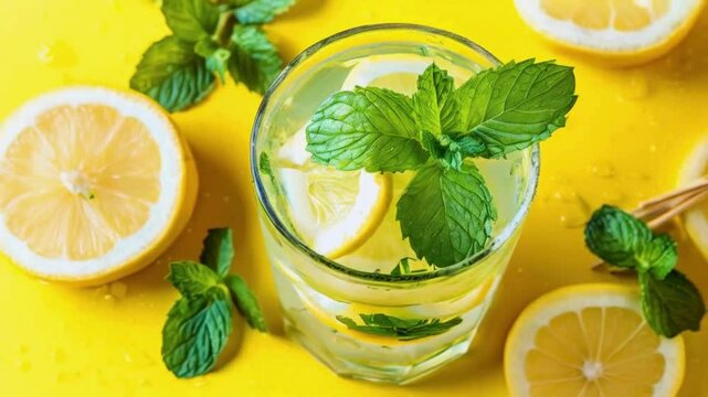 glass of lemonade