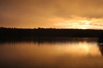 Fototapeta premium Golden Sunset
