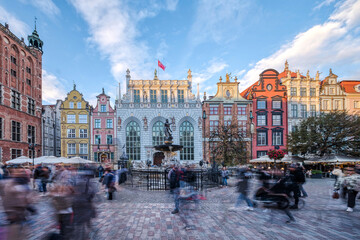 Neptune Fountain in Gdansk, Poland © Tomasz Warszewski
