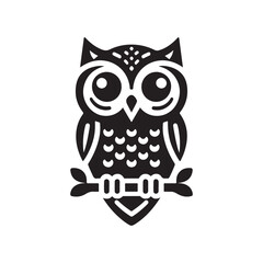 Charming Owlet Silhouette Vectors for Creative Graphic Projects