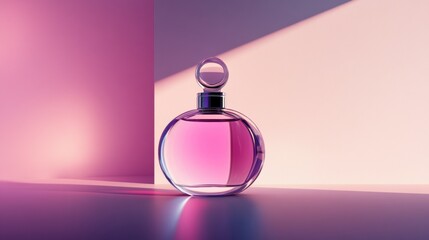 Obraz premium A bottle of perfume is sitting on a table