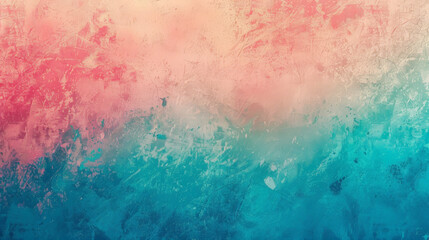 Naklejka premium grainy gradient background teal orange read blue