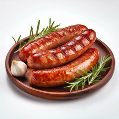 Grilled Sausages with Rosemary and Garlic