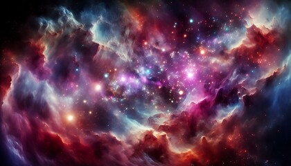 Fototapeta premium nebula galaxy cosmos background