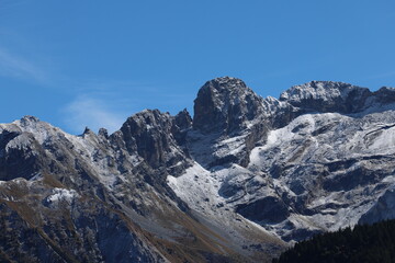 montage, Courchevel, france , Le Praz. lac du Praz, Courchevel 1850. nature, premi&egrave;re neige.