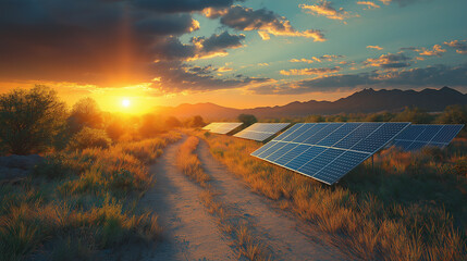 Pannelli solari che producono energia green