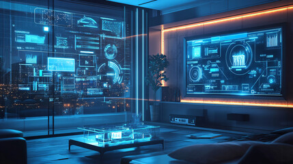  A digital interface for controlling home automation systems.  A digital interface for controlling home automation systems. 