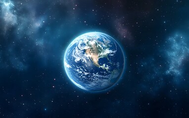 Obraz premium Stunning view of the earth from space