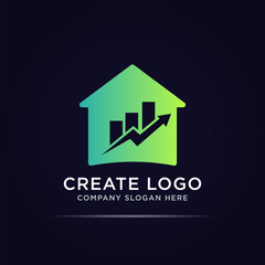 house business graphic innovation logo