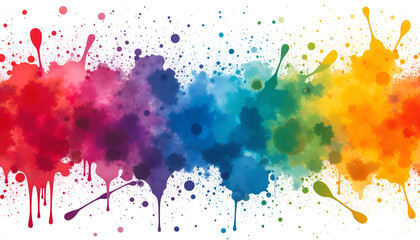 Fototapeta premium Colorful paint splash abstract background for artistic design projects