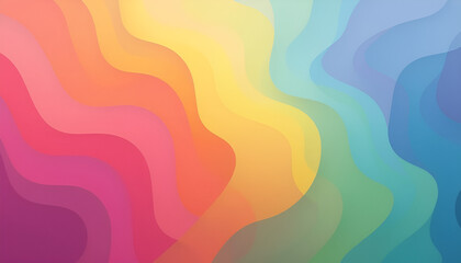 Colorful wavy abstract background for creative design projects