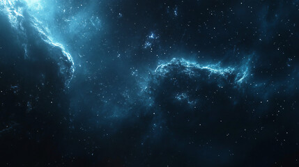 Obraz premium A cosmic space background featuring stars and galaxies, ideal for science fiction themes.