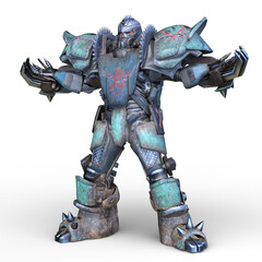 戦闘ロボット　3DCGレンダリング