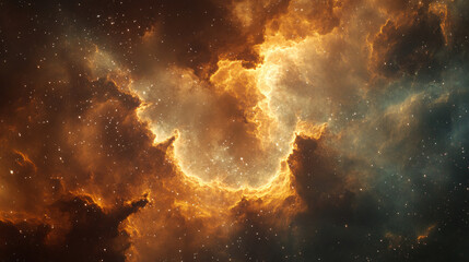 Fototapeta premium A cosmic nebula background, perfect for science fiction themes.