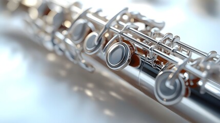 Fototapeta premium Refined Oboe Instruments with Elegant Lines and Classic Design photo
