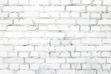 white brick wall background, vector illustration