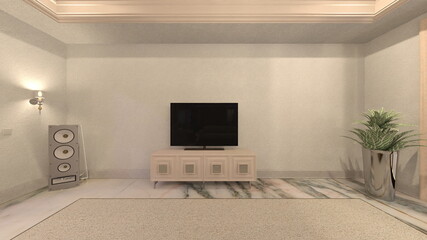 ダイニングルーム　3DCGレンダリング