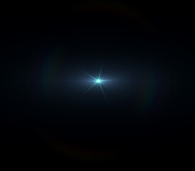 Fototapeta premium lens flares for photography and anamorphic lens flare