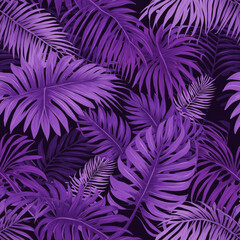 seamless pattern with leaves