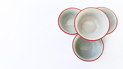 Legendary most popular design of Indonesian bowl mangkok ayam jago © R_yuliana