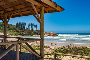 praia da Joaquina Florian&oacute;polis Santa Catarina Brasil Florianopolis  
