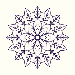 Modern mandala design vector