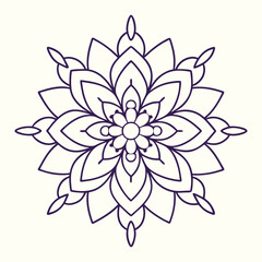 Modern mandala design vector