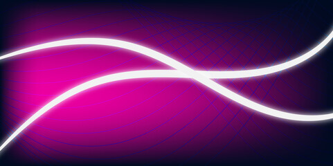 Abstract modern energy white light line flowing technology wave line colorful glowing shiny lines effect vector background. Can with use for banner, poster, background design.