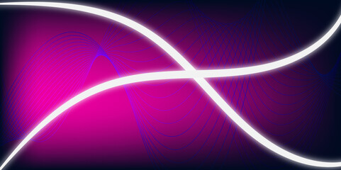 Abstract modern energy white light line flowing technology wave line colorful glowing shiny lines effect vector background. Can with use for banner, poster, background design.