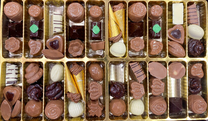 caja de bombones variados