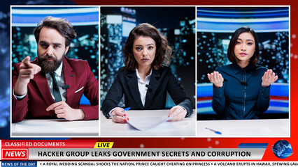 Reporters reveal classified documents shared by hackers exposing government secrets, expert show...