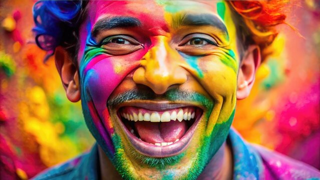 Joyful Laughing Face Meme Expression for Humor and Fun in Social Media and Digital Communication