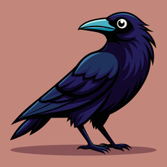 Stunning American Crow Vector Illustration High-Quality Graphics for Designers