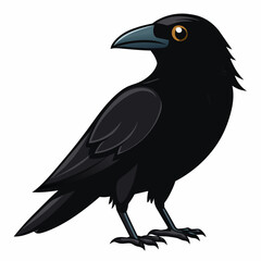 Stunning American Crow Vector Illustration High-Quality Graphics for Designers