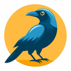 Stunning American Crow Vector Illustration High-Quality Graphics for Designers