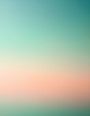 Naklejka premium Soft green and peach gradient