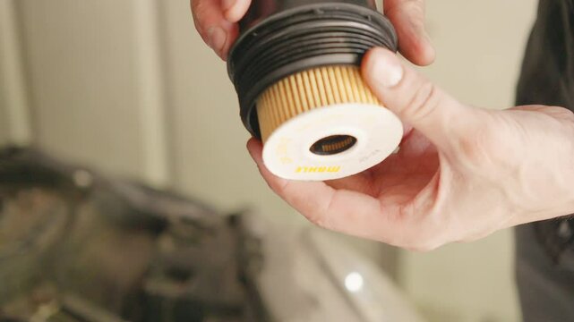 The procedure for changing an oil filter during vehicle maintenance involves various steps and proper tools for optimal performance