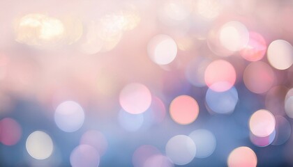 Fototapeta premium Blurred lights, pink & blue