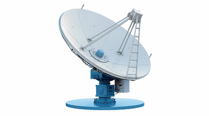 satellite dish on a roof
