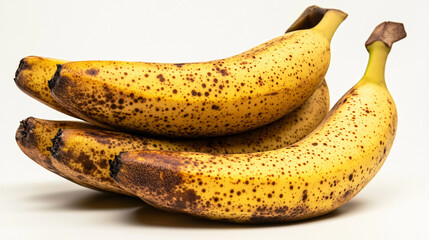 A bundle of ripe bananas with their soft, sweet flesh exposed, perfect for snacking or smoothies.