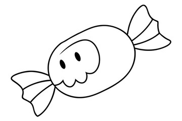 halloween candy isolated on a transparent background, 