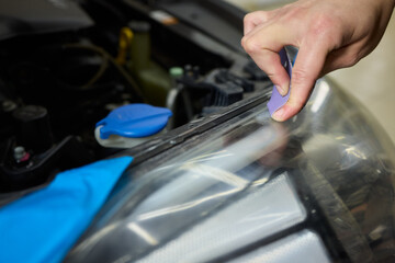 Applying a Protective Film on Your Cars Headlight for Enhanced Longevity and Safety