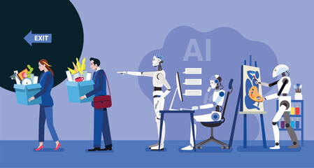 Robots Taking Over Creative Roles, Dismissing Human Workers