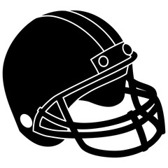Football Helmet Silhouette