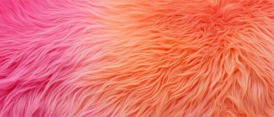 Fototapeta premium Abstract Pink and Orange Furry Texture