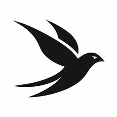 Stunning Minimalist Flying Bird Icon Logos Vector Silhouette Inspiration